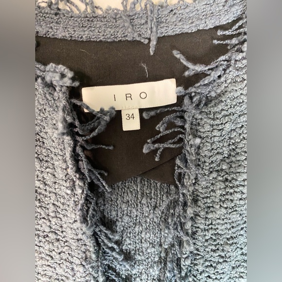 Like New IRO Shavanispe Raw Grey Blazer - Picture 2 of 4